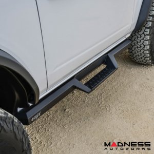 Ford Bronco Side Steps - 2 Door - HDX Drop Nerf Step Bars - Textured Black - Westin 